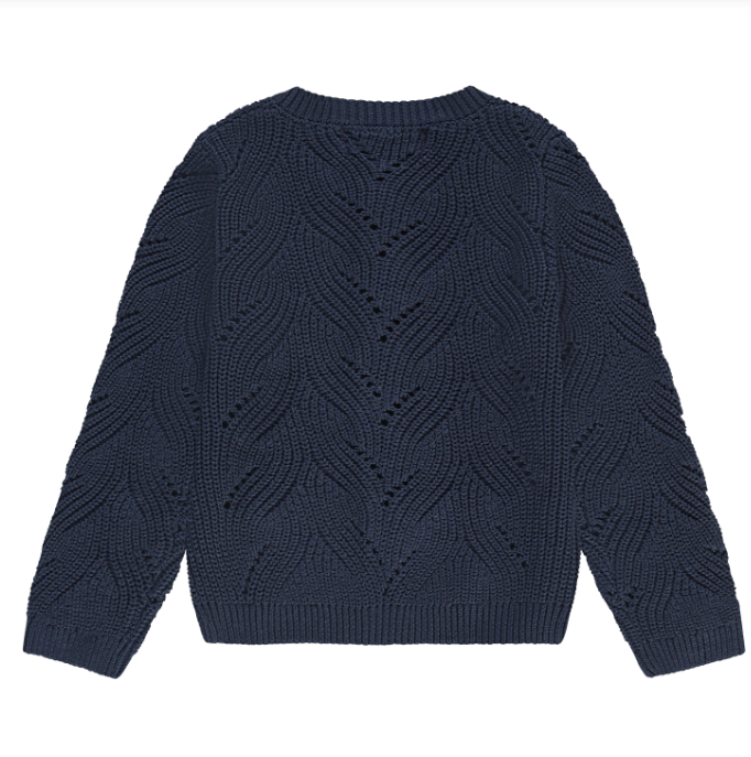 Stains & Stories Indigo Waves Cardigan back