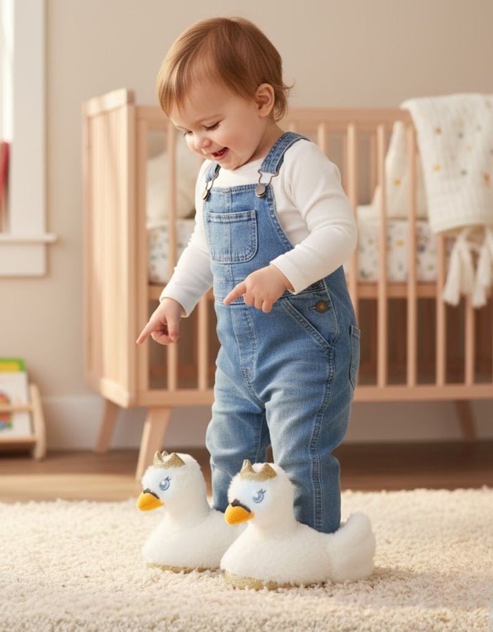 Robeez Swan Princess Light Up Slippers model