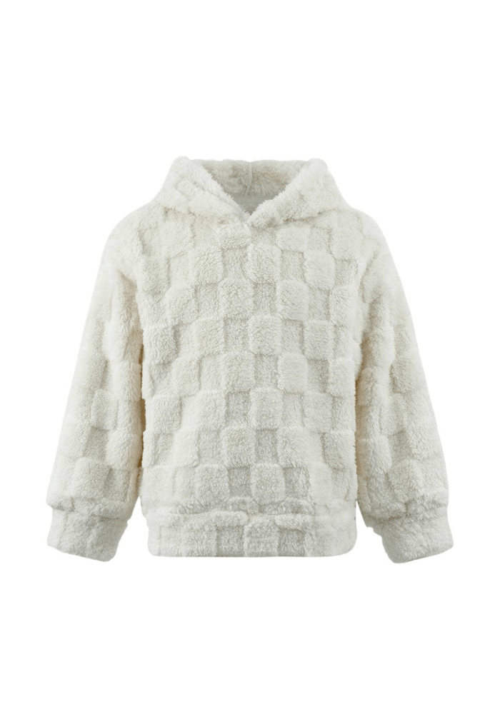 Lola & The Boys Super Soft Checkered Hoodie