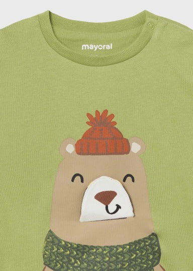 Mayoral T-shirt  interactive bear closed