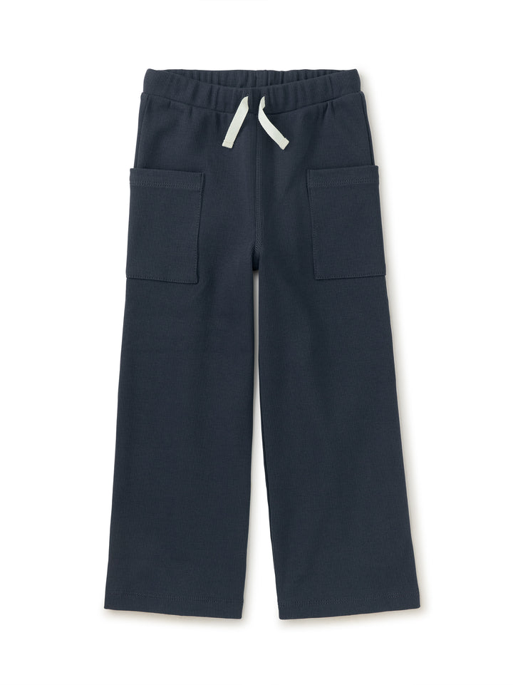 Tea Collection Flare for Fun Pocket Pants in Indigo