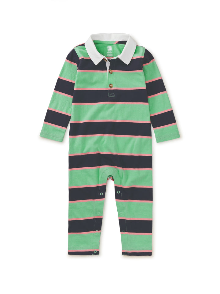 Tea Collection Rugby Polo Romper