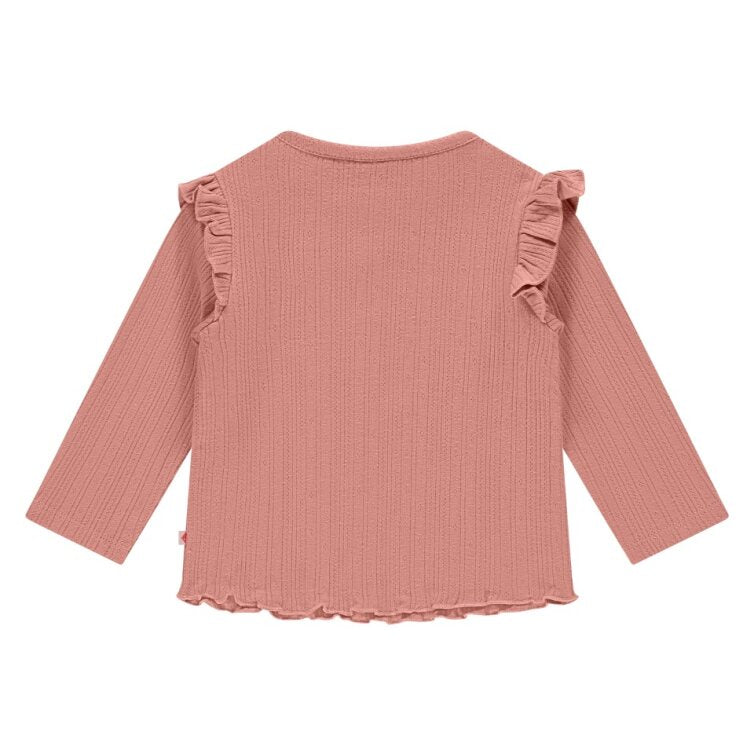 Babyface Rouge Ruffle Sleeve Top back
