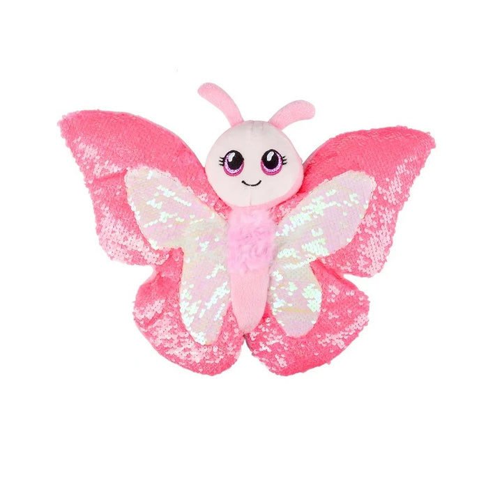 Pink Sequins Butterfly plush toy