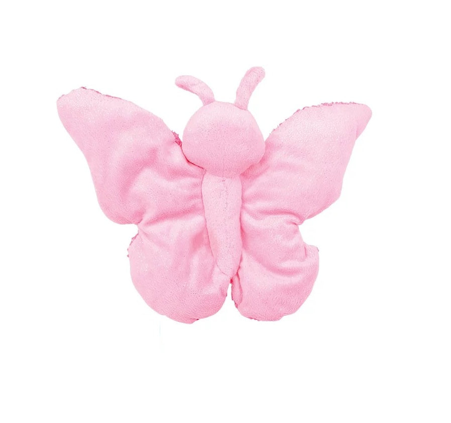 Pink Sequins Butterfly plush toy back