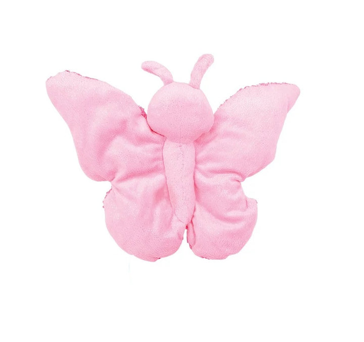 Pink Sequins Butterfly plush toy back