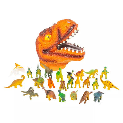 T-Rex Head Dinosaurs 24pc Set