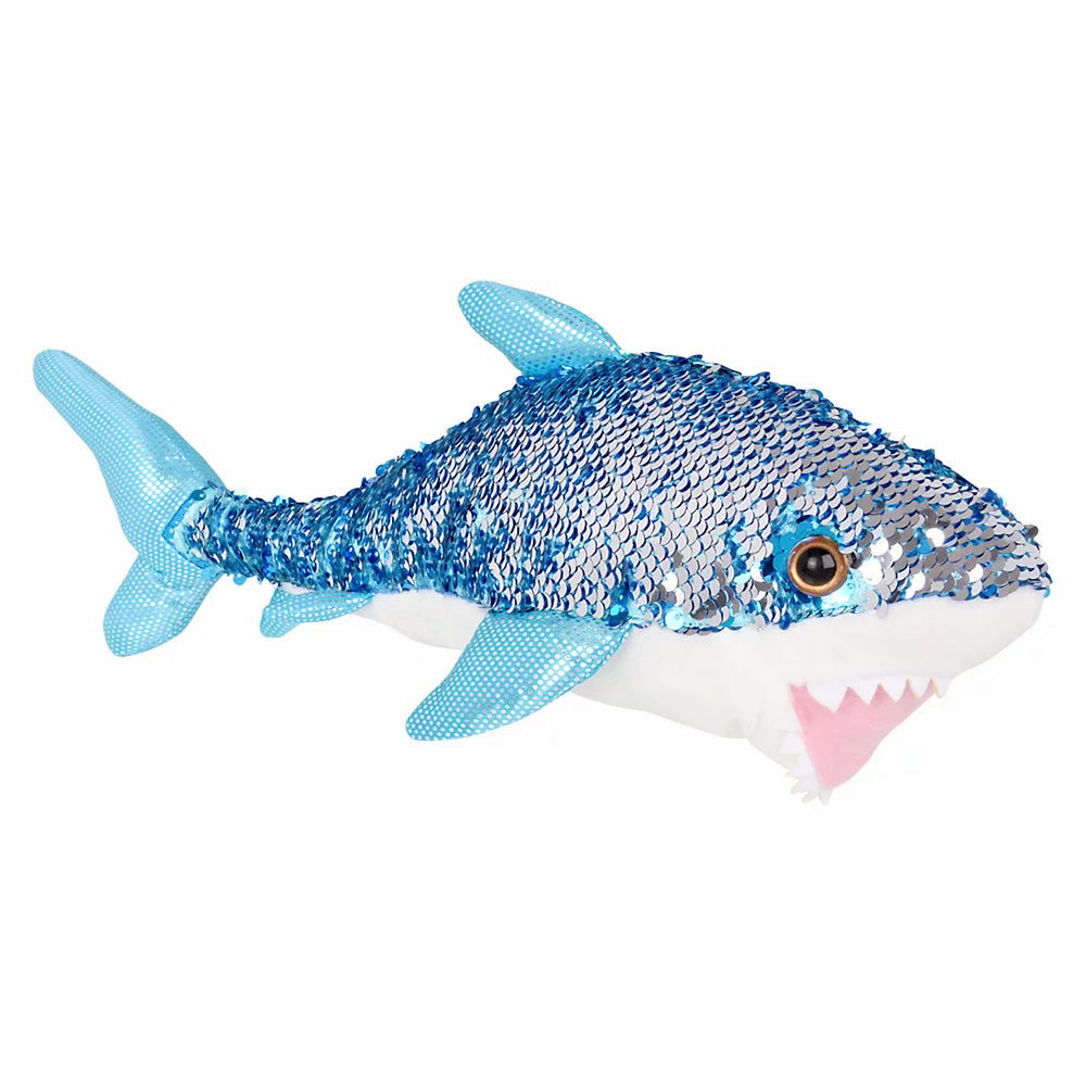 Sequined White Shark silver