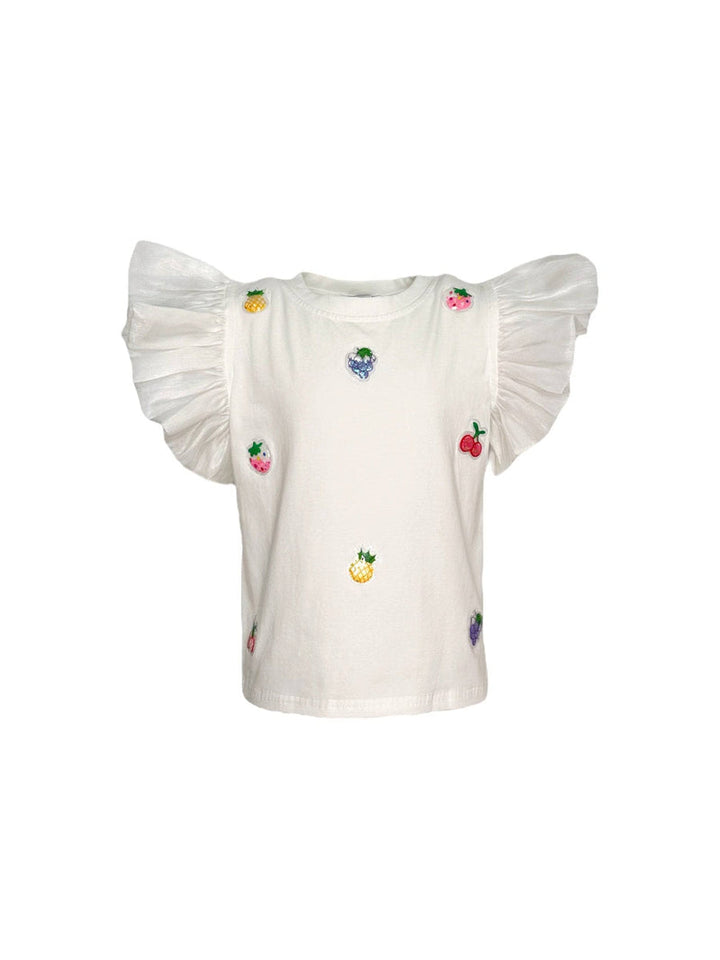  Lola + The Boys Fruity Fun Ruffle Tee 