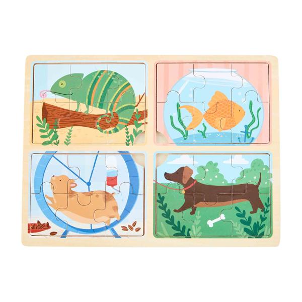 Mud Pie Pets 4 in 1 Puzzle