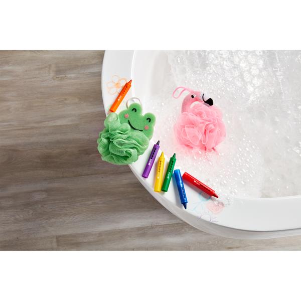 Mud Pie Flamingo Bath Crayons Set lifestyle