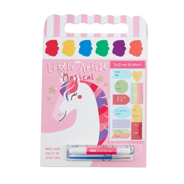 Mud Pie Unicorn Watercolor Book Set 
