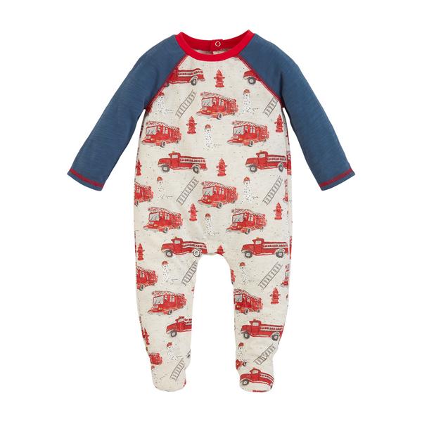 Mud Pie Firetruck Romper
