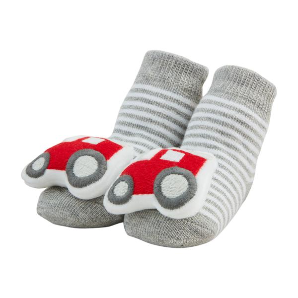 Mud Pie Tractor Rattle sock