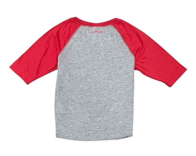 Wink & Nod I'm on Nice List Raglan back