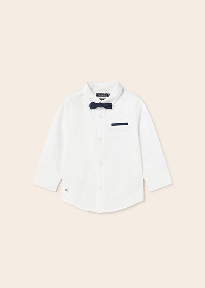 Dress Shirt with Bow Tie