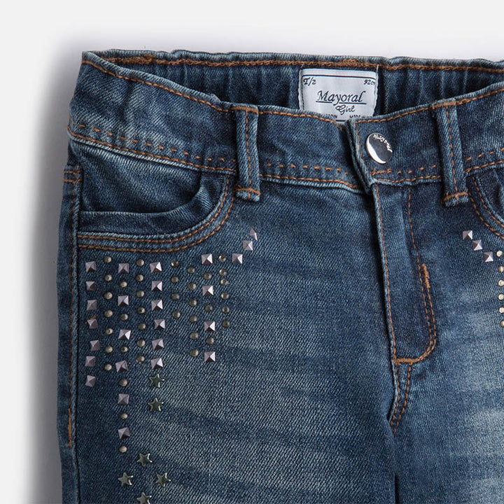 Studded Pocket Jeans