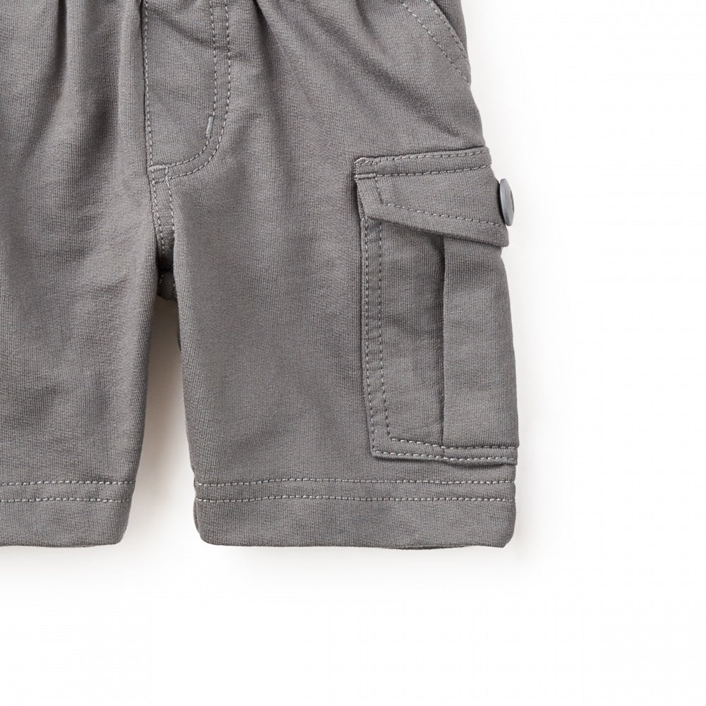 Out & About Baby Cargo Shorts in Thunder