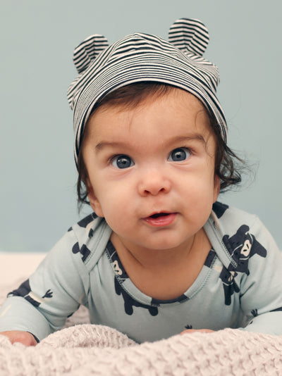 Striped Baby Bear Hat
