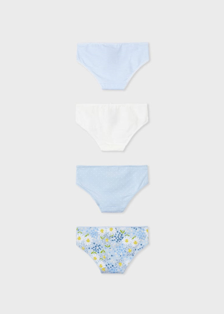 Panties 4pc Set In Blue