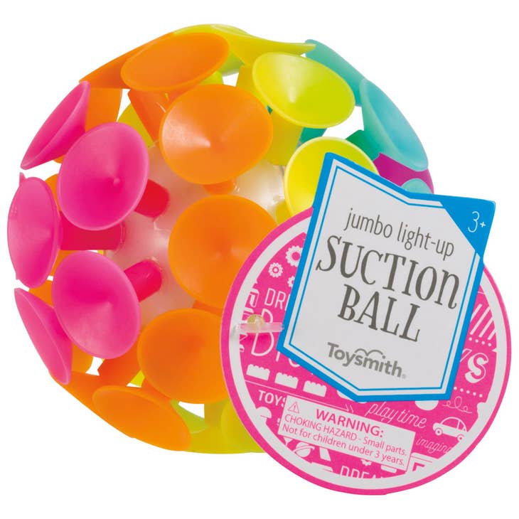 Light Up Suction Ball with tag