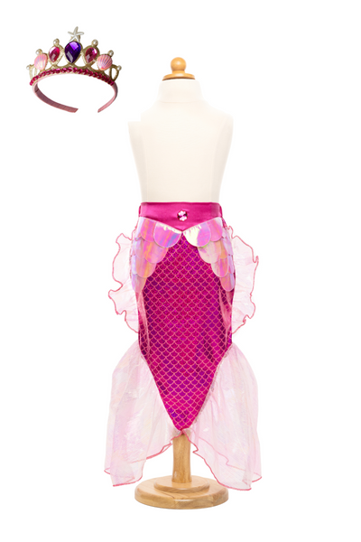 Mermaid Glimmer Pink Skirt and Headband Set