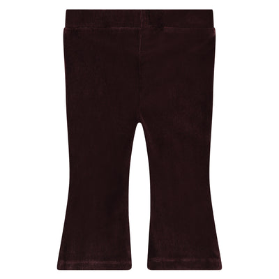Velour Pants in Brown