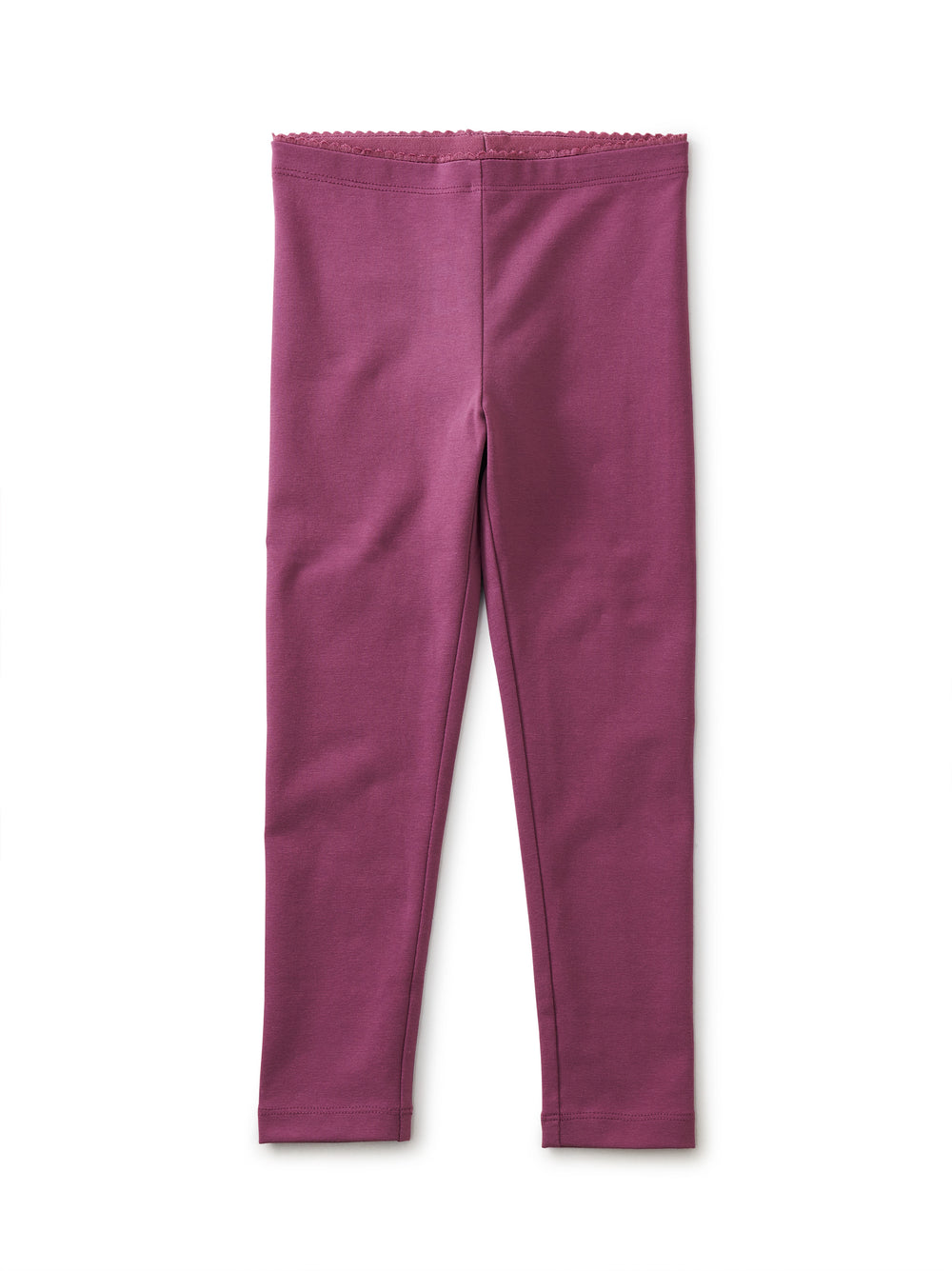 Tea Collection Solid Leggings in Cassis flat