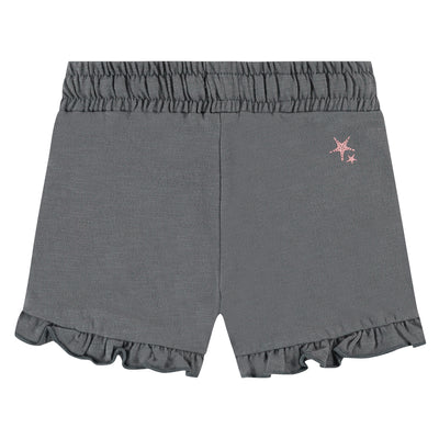 Ruffle Shorts in Gray