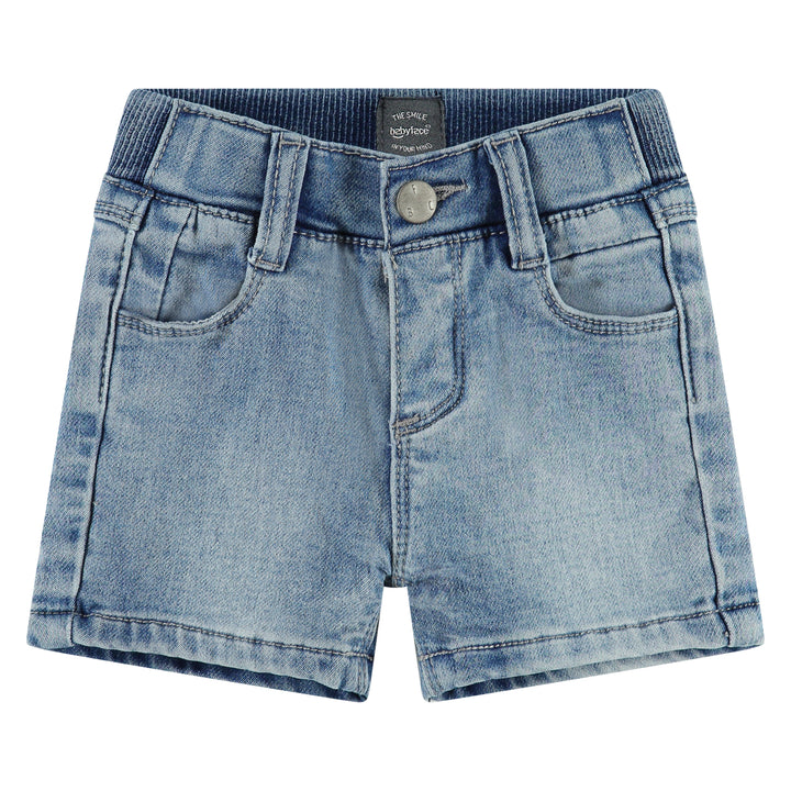 Babyface Joggs Baby Shorts in Pale Denim Blue