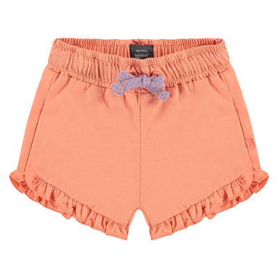 Baby Ruffle Shorts in Orange