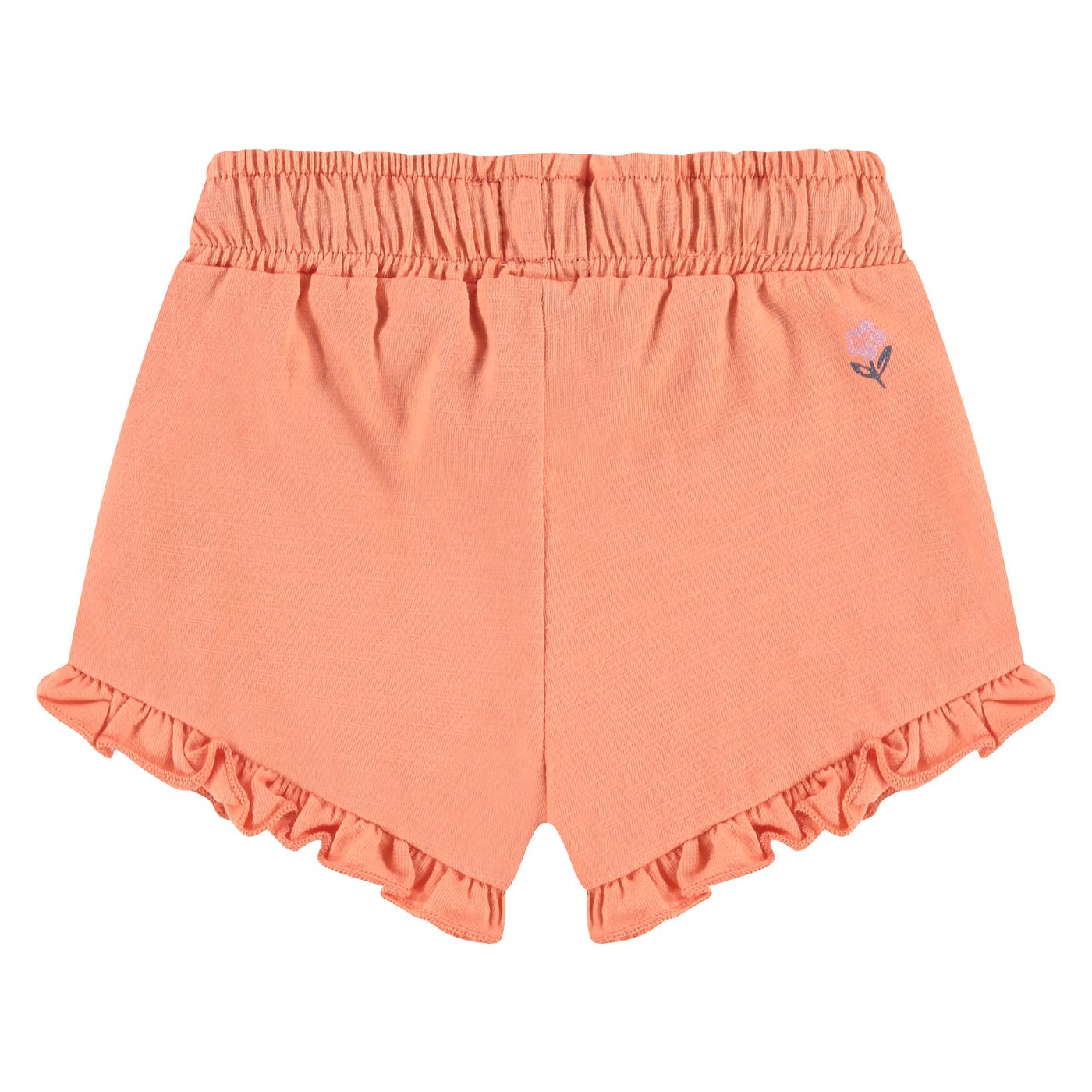 Baby Ruffle Shorts in Orange