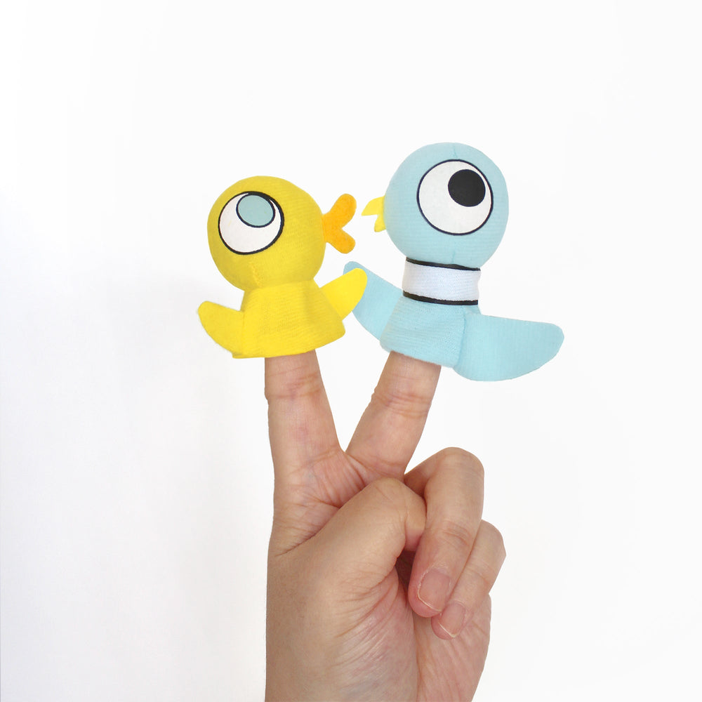 Yottoy Pigeon & Duckling Puppets in finger