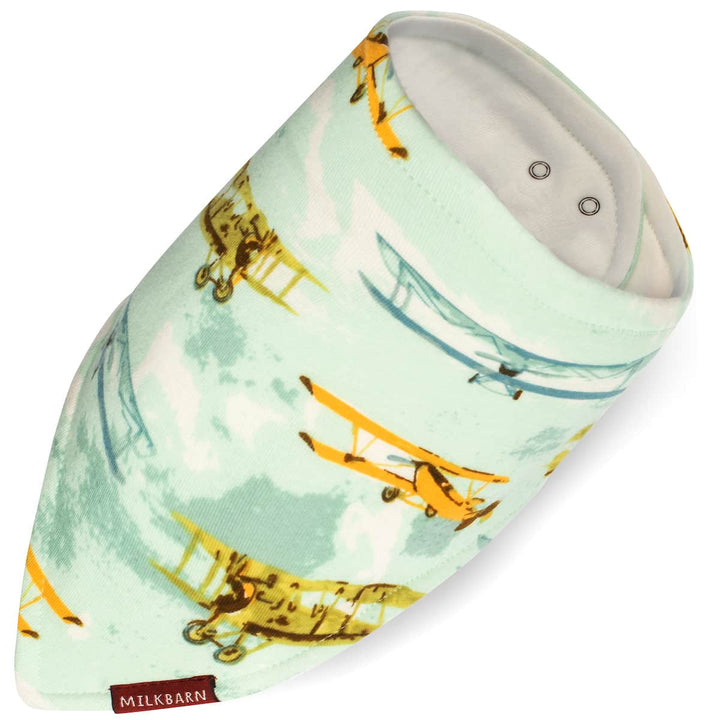 Vintage Planes Kerchief Bib