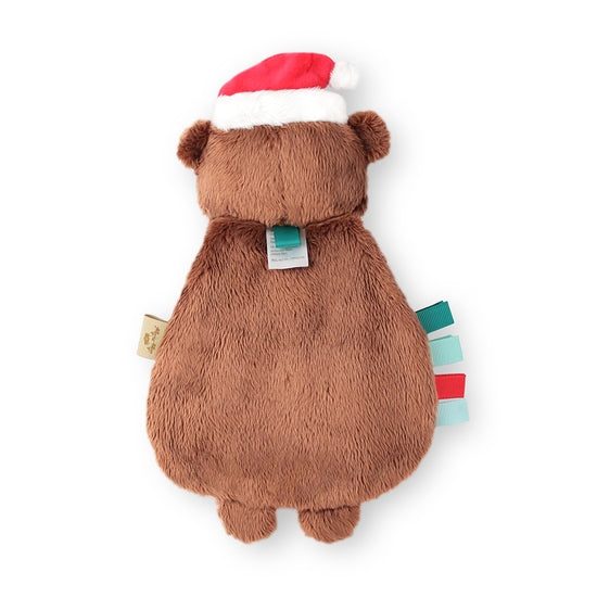 Itzy Lovey Holiday Bear back