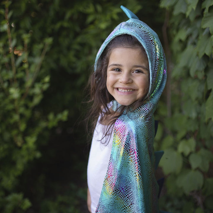 Great Pretenders Unicorn/Dragon Reversible Cape dragon front