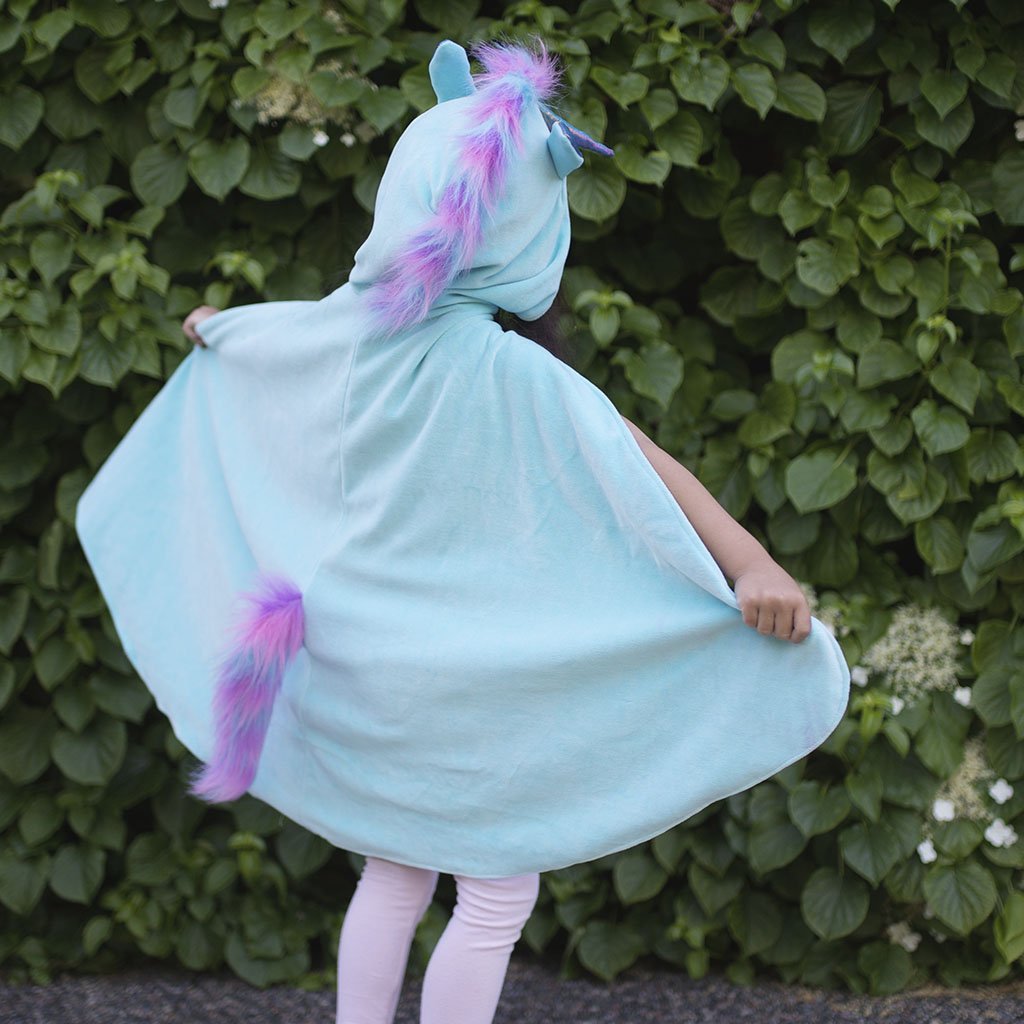 Great Pretenders Unicorn/Dragon Reversible Cape unicorn back