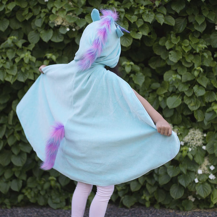 Great Pretenders Unicorn/Dragon Reversible Cape unicorn back