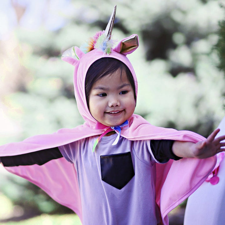 Great Pretenders Pink Unicorn Cape close up