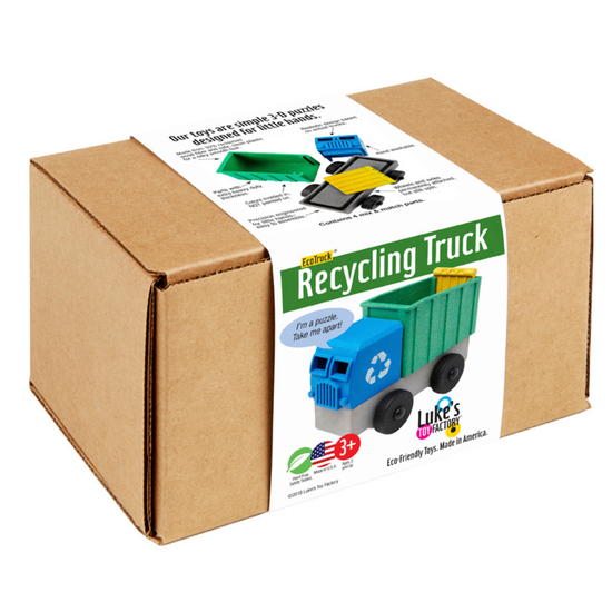 Luke's Toy Factory Recycling Truck box