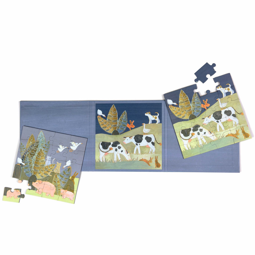 Egmont Magnetic Puzzle Countryside open