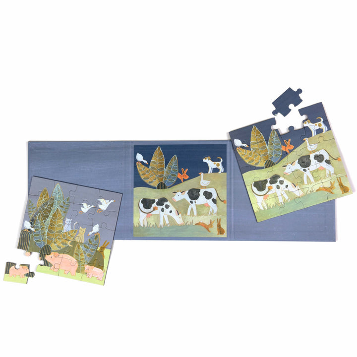 Egmont Magnetic Puzzle Countryside open