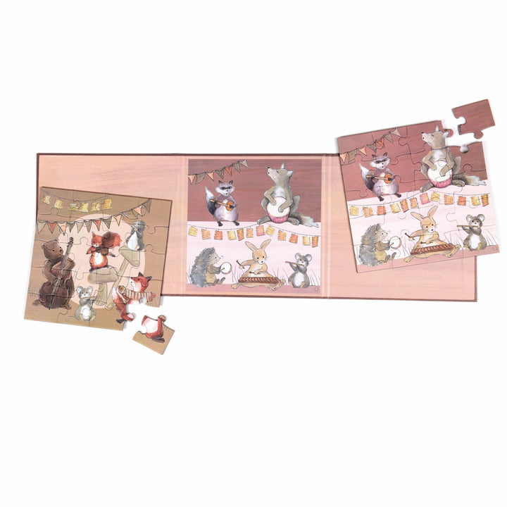 Egmont Magnetic Puzzle Animal Musicians open