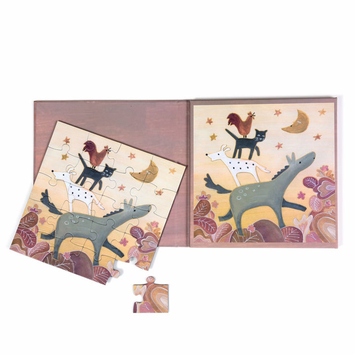 Magnetic Puzzle Town Musicians of Bremen