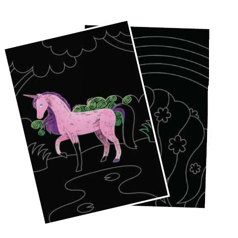 Magical Unicorns Scratch & Scribble