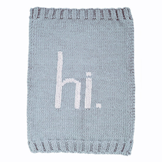 Huggalugs Hi Blanket in Surf Blue