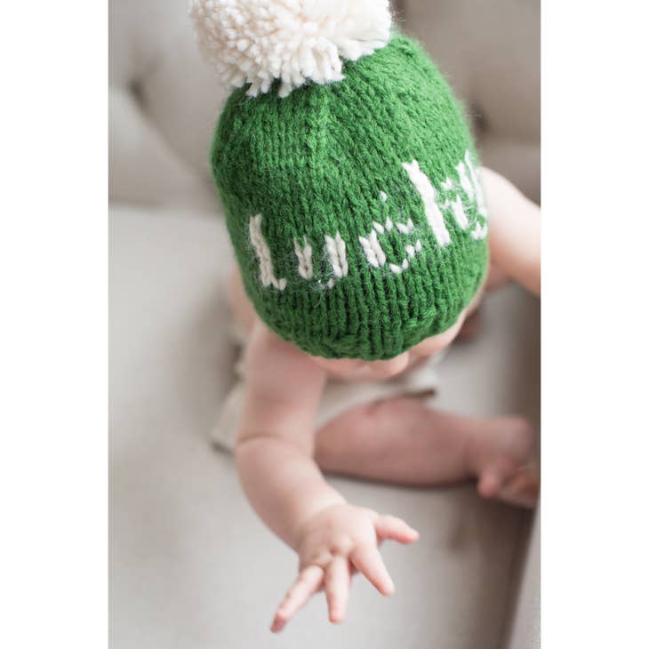 Huggalugs Lucky Beanie model close