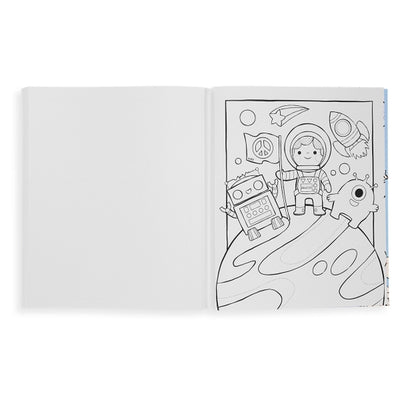 Color-in' Book Outer Space Explorers