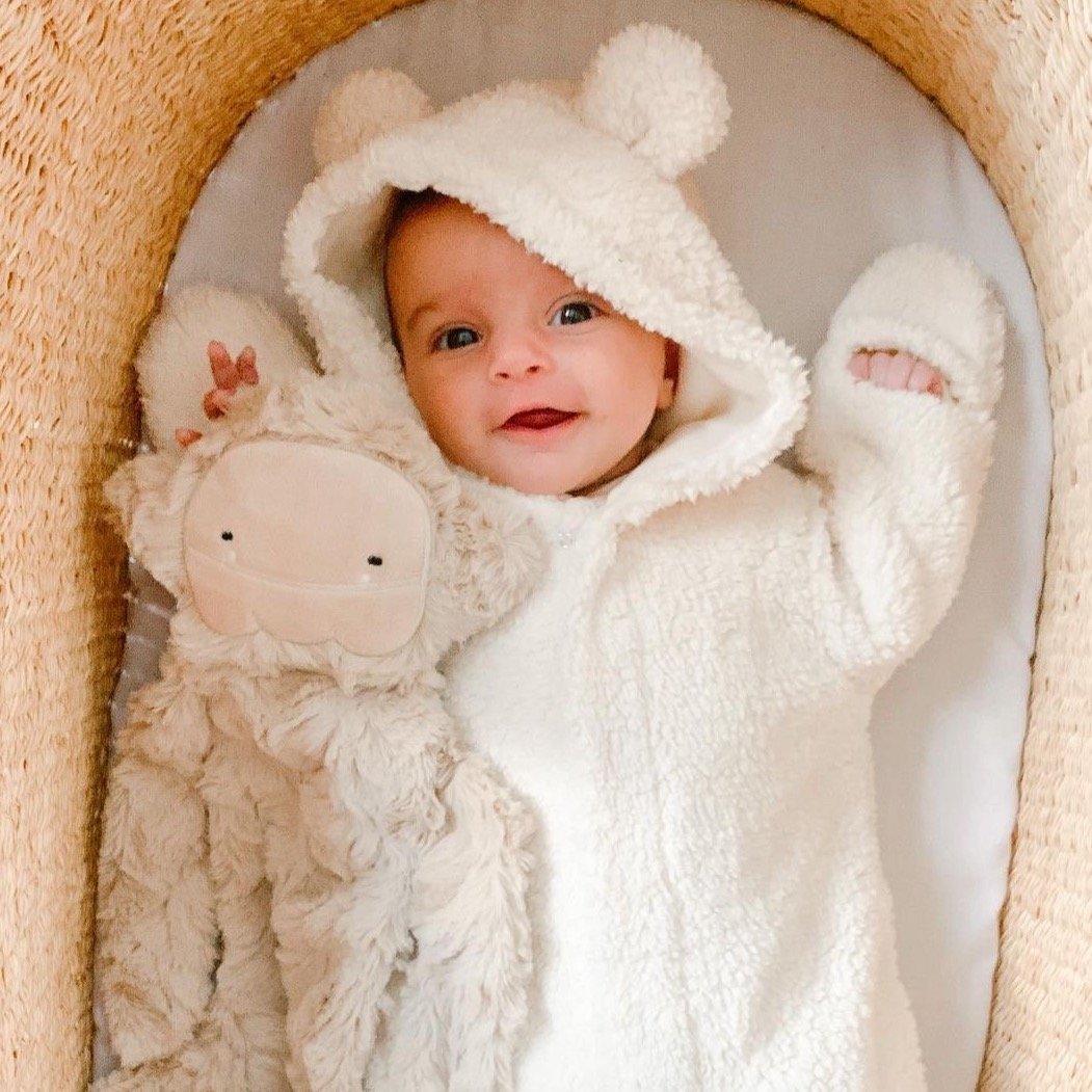 Magnetic Me Minky Fleece Pram Suit model