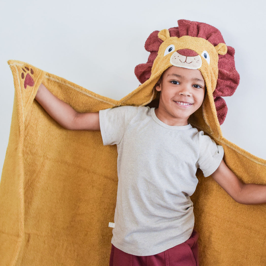Lion Hooded Towel